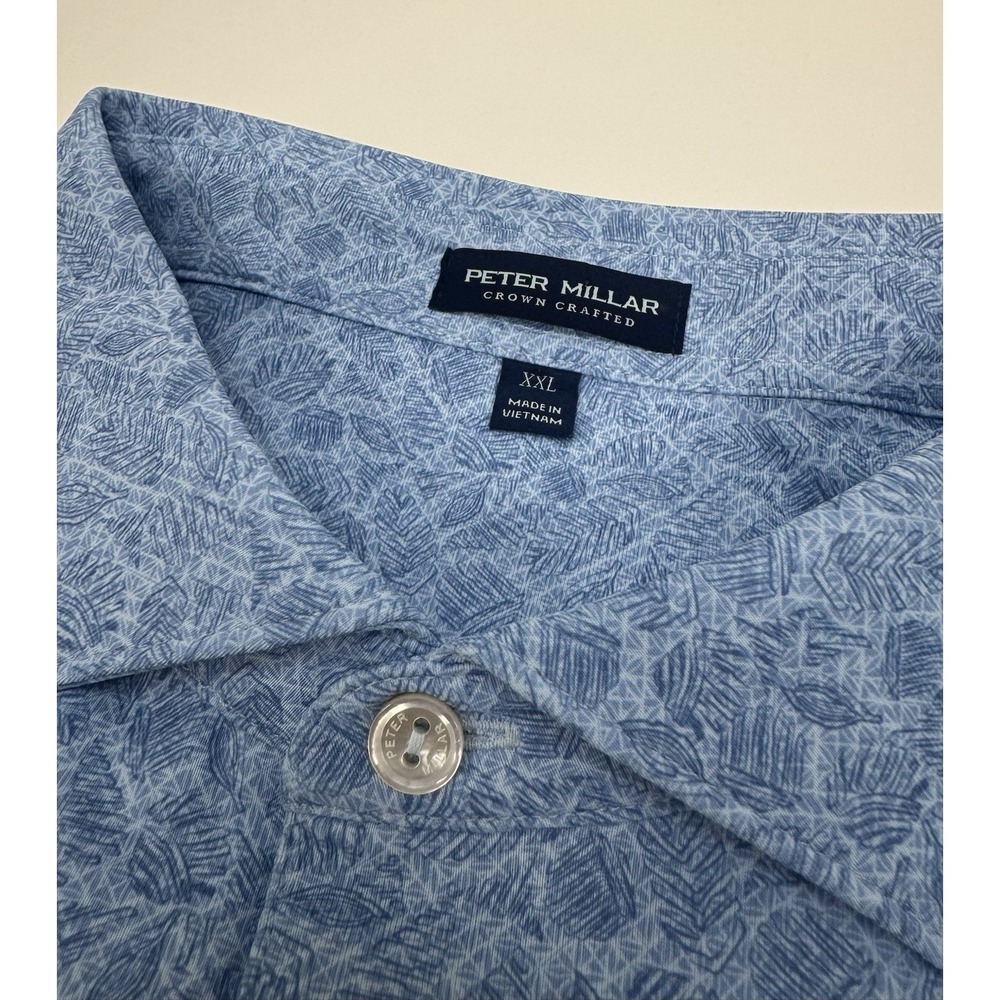 NWT Peter Millar Botanical Performance Jersey Pol… - image 2